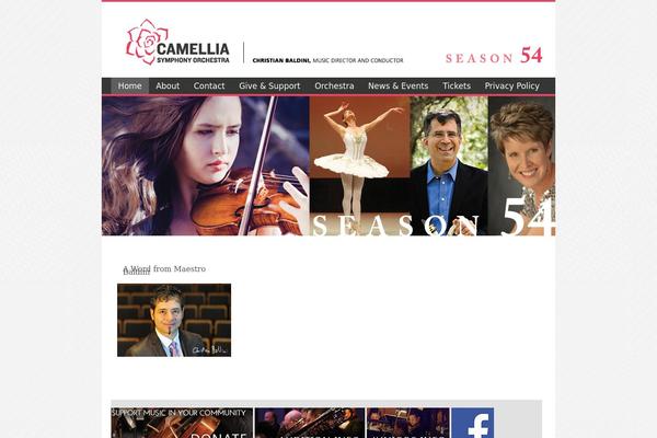 camelliasymphony.org site used Cso