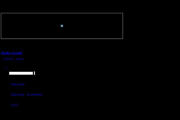 Twenty Ten theme site design template sample
