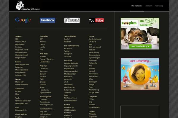 Enfold theme site design template sample