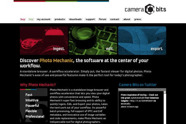 camerabits.com site used Cbits