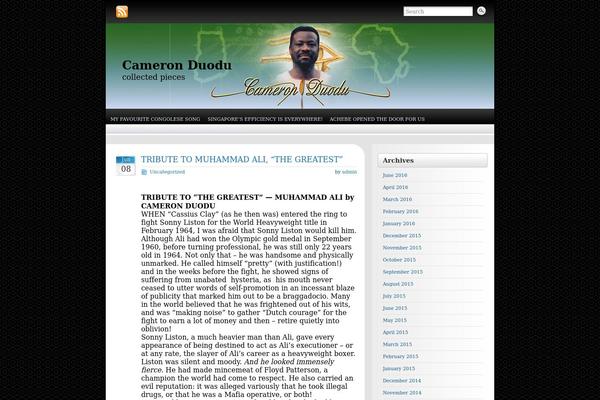 Graphene theme site design template sample