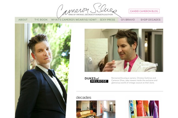 cameronsilver.com site used Cameronsilver