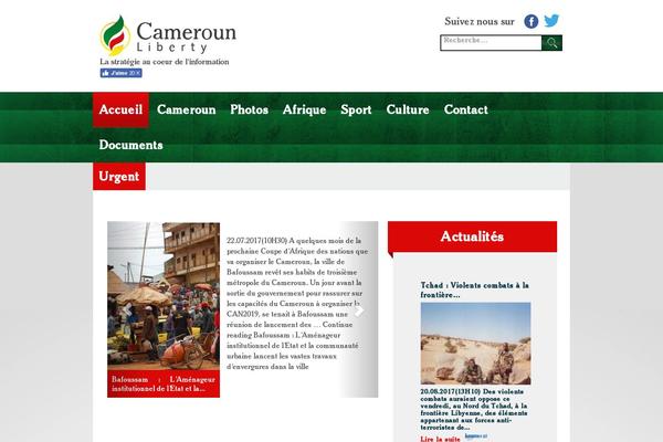 camerounliberty.com site used Magazina-child