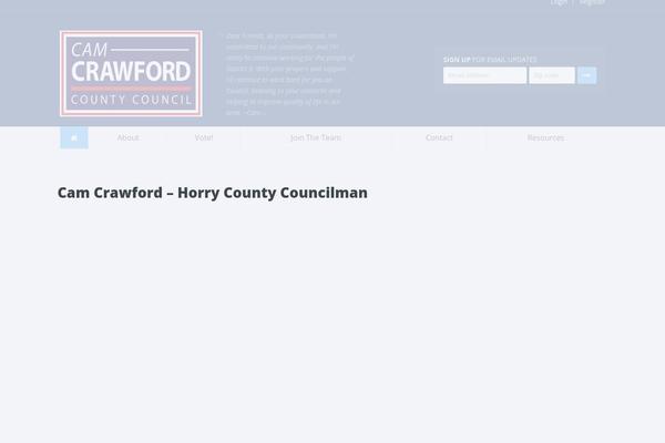 camforcouncil.com site used Candidate