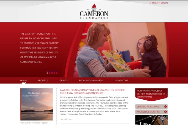 camfound.org site used Cameron-betatest