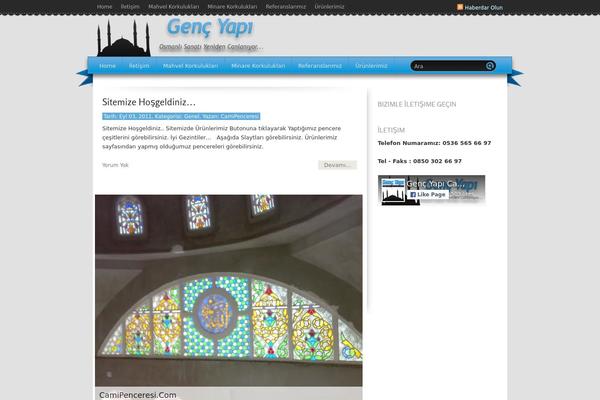 WordPress website example screenshot