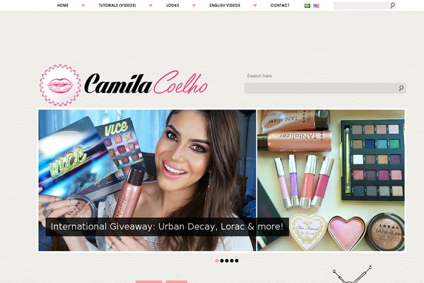 camilacoelho.com site used Camila-coelho