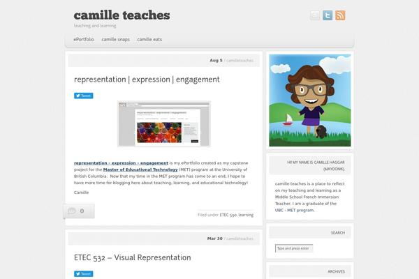 camilleteaches.com site used Paperpunch_pro