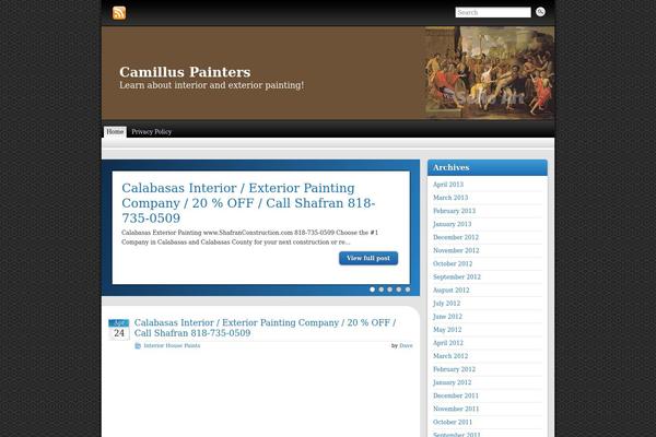 camilluspainters.com site used Nichejackpot