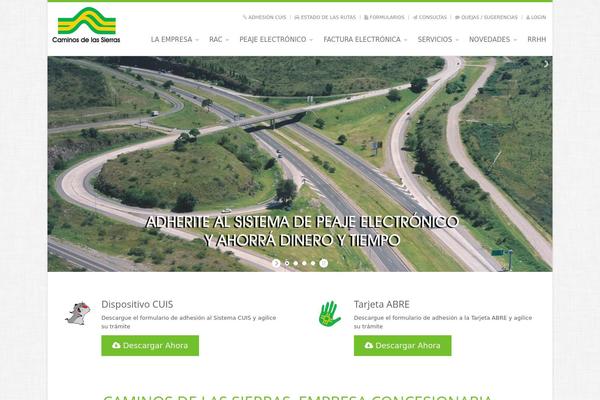 caminosdelassierras.com.ar site used Caminos