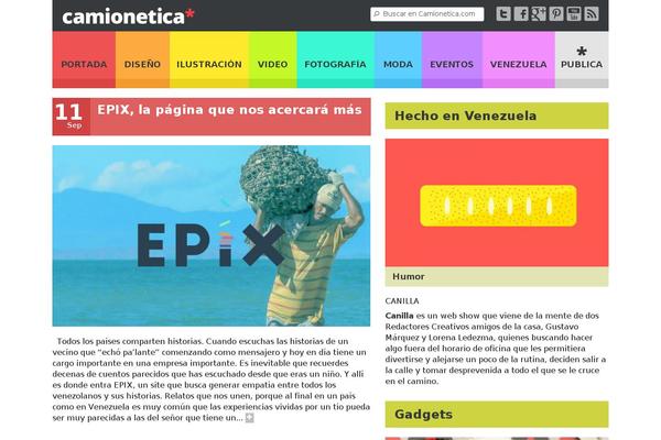 camionetica.com site used Camioneticaresponsive