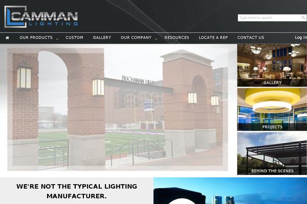cammanlighting.com site used U-design-camman