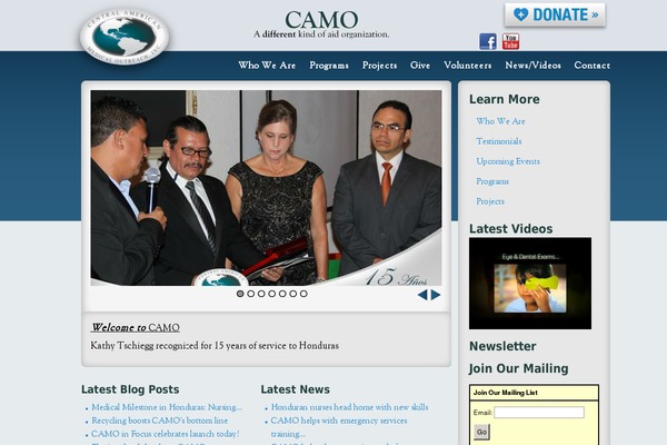camo.org site used Aoraki