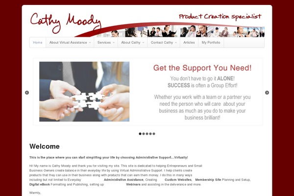 WordPress website example screenshot