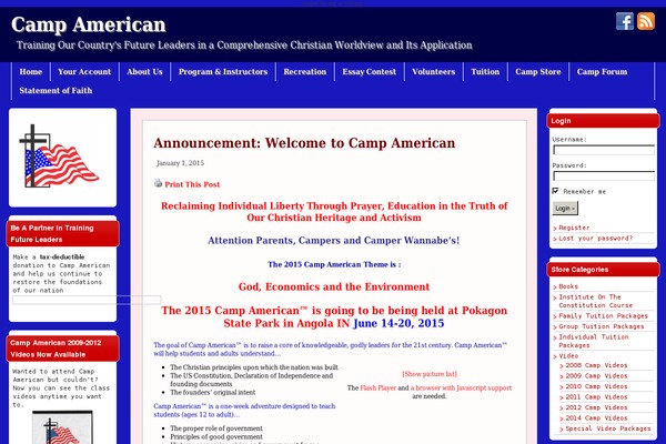 campamerican.com site used Calotropis