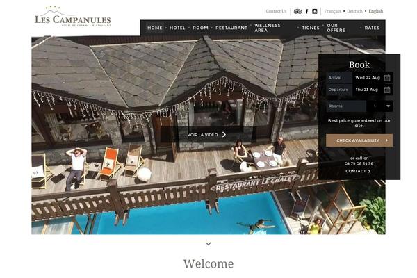 campanules.com site used Campanules