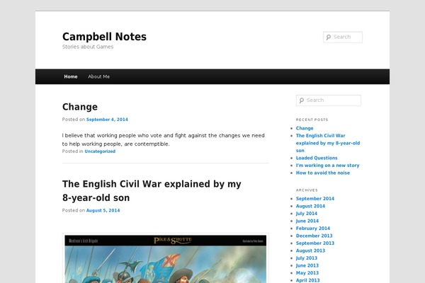 campbellnotes.com site used Newstube-v1.2