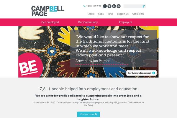 campbellpage.com.au site used Campbell