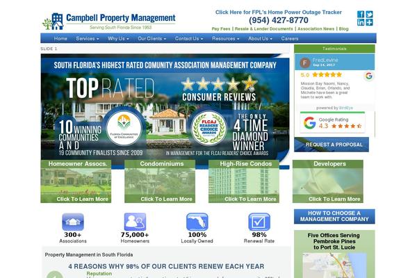 campbellpropertymanagement.com site used Campbell