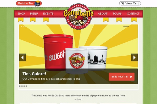campbellssweets.com site used Campbells-sweets-factory