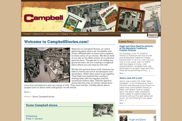 campbellstories.com site used Campbells_stories_theme