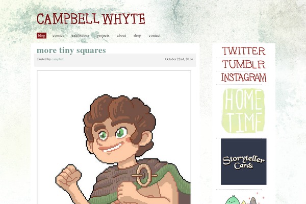 Campbell theme site design template sample
