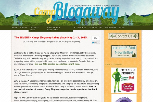 Blogstream theme site design template sample