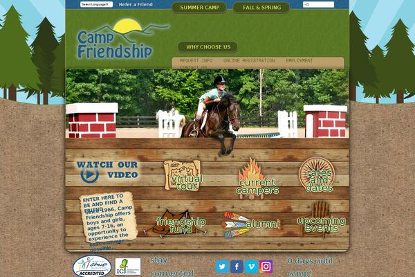 campfriendship.com site used Friendship