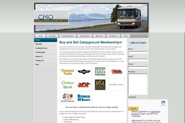 campgroundmembershipoutlet.com site used Finalcampgroundmembershipoutlettemplate7