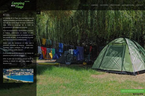 camping-de-la-plage-en-balagne.com site used Tempclient