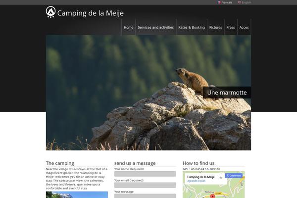 camping-delameije.com site used Bootstrapwp-87