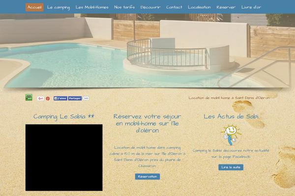camping-le-sabia.com site used Camping-le-sabia