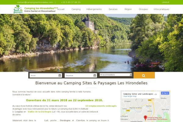 camping-leshirondelles.com site used Campingvillage