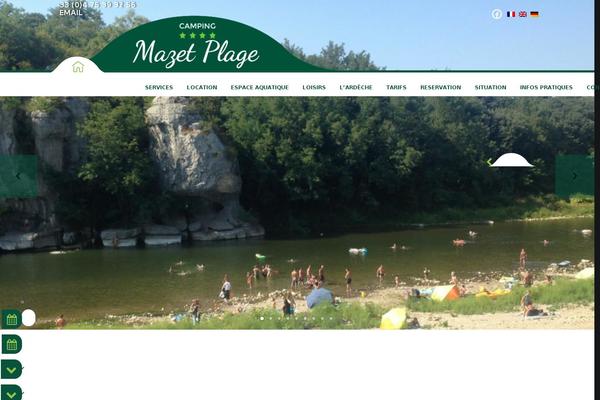 camping-mazet-plage.com site used Mazet
