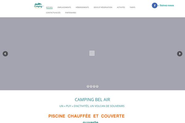 campingbelair.fr site used Anchor
