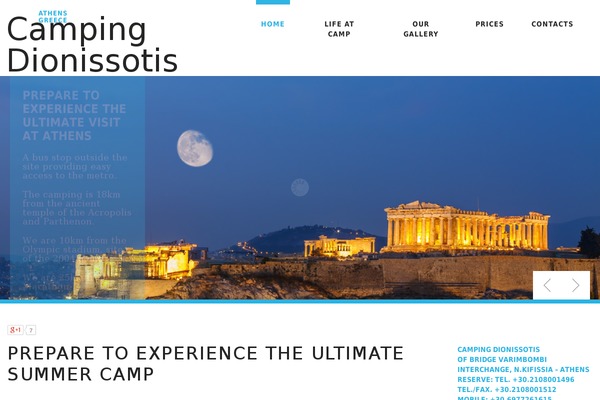 WordPress website example screenshot