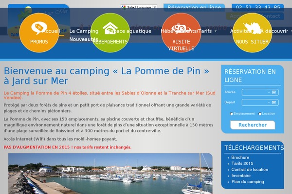 campingjard.fr site used Pommedepin