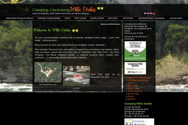 Wild Flower theme site design template sample