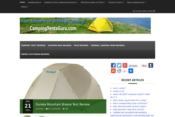 campingtentsguru.com site used Adams