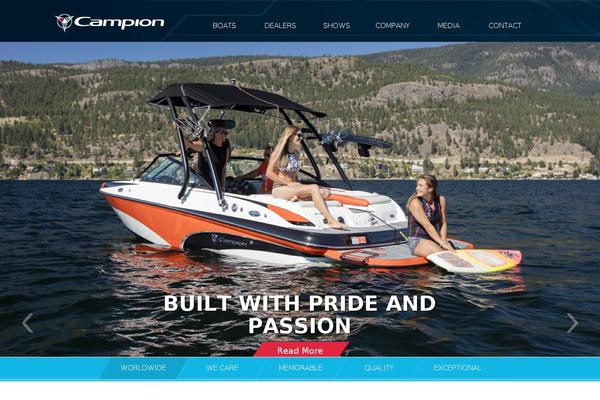 Site using Campionboats-css plugin