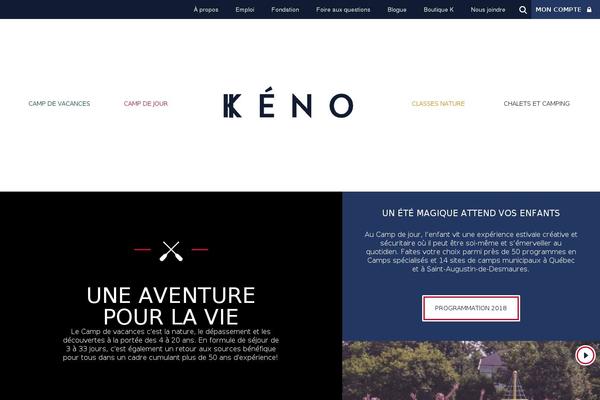 campkeno.com site used Keno