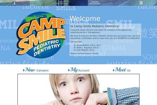 campsmile.com site used Fdtheme