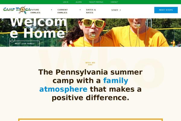 camptioga.com site used Tioga-timber