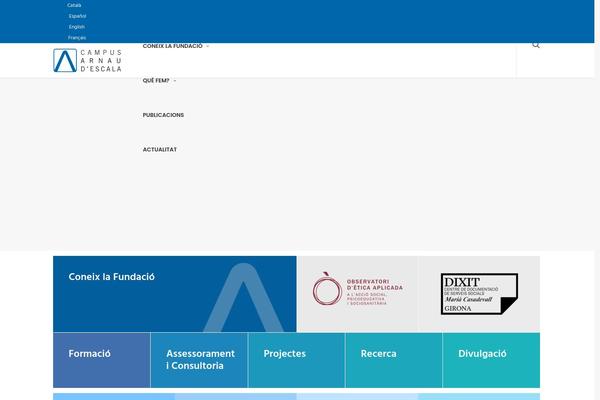 campusarnau.org site used Uncode
