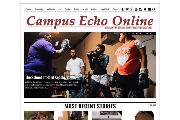 campusecho.com site used The Fox