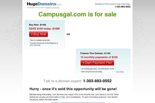 campusgal.com site used Genesis-cog1-wpengine