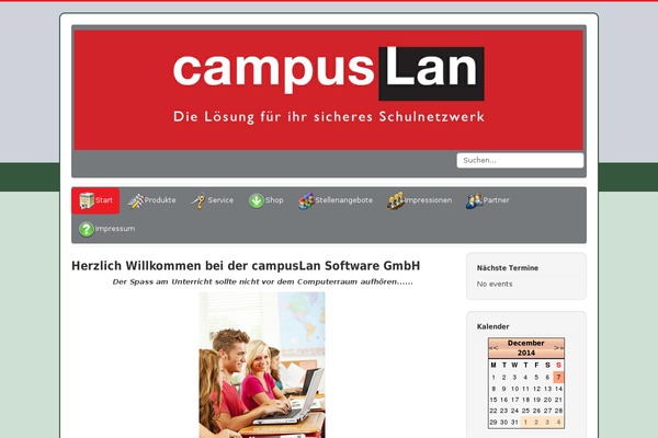 campuslan.de site used LMS