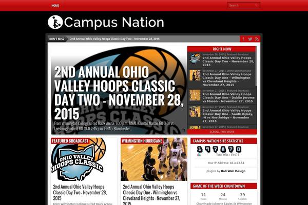 campusnation.com site used Gameday