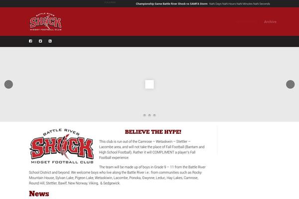 Sport-child theme site design template sample