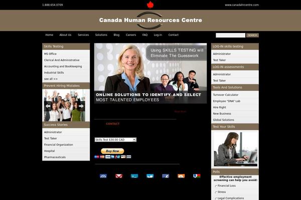 WordPress website example screenshot